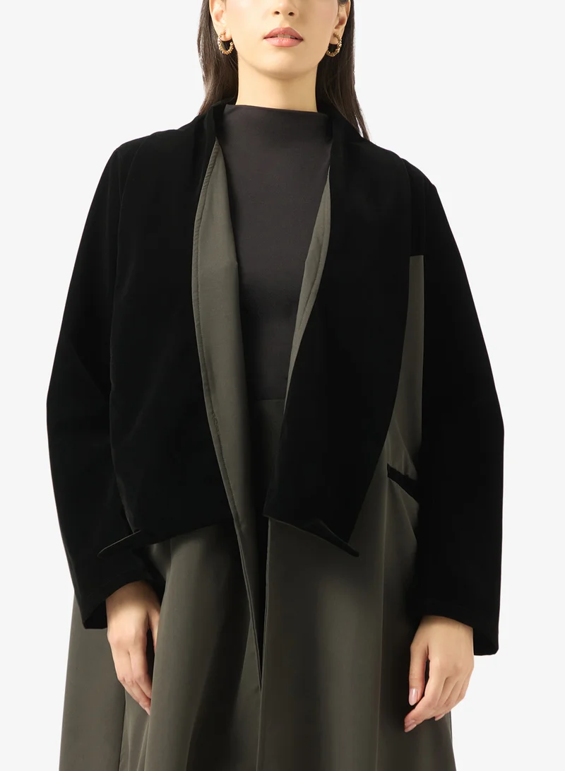 Khizana  Colorblock Abaya for Women | Best Price UAE